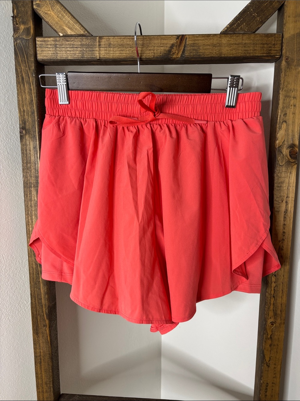 all in motion Coral Athletic Running Shorts with Drawstring Size S
